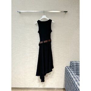 Loewe Pleated Belt Vest Dress
